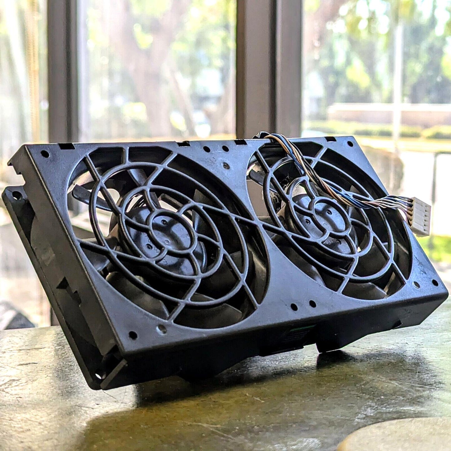 HP Workstation Z600 System Cooling Dual Fan Assembly 468773-001 Assy 508064-001