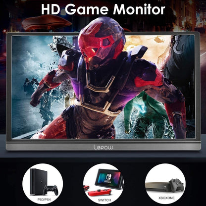 15.6 Inch 1080P Gaming IPS HDR Screen Monitor Portable Screen w/ HDMI USB-C