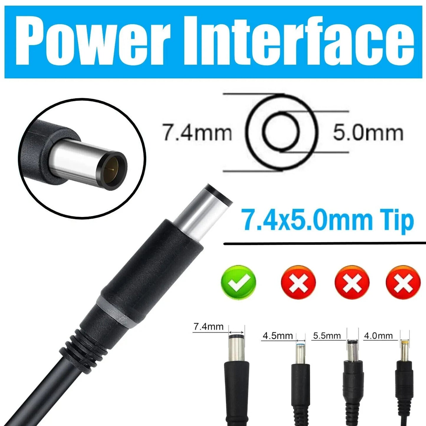 Original DELL Inspiron 23 2000 2350 W07C 180W Genuine AC Power Adapter Charger