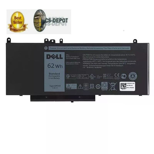 DELL Latitude E5470 E5570 K3JK9 R9XM9 6MT4T 7V69Y 62Wh Laptop Battery