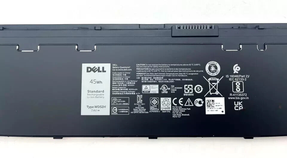 Dell Latitude E7240 E7250 WD52H VFV59 451-BBFT KWFFN GVD76 W57CV OEM Battery