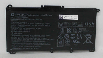 OEM HW03XL Battery For HP Pavilion 15-EG 15-EH HSTNN-IB9O HSTNN-IB90 L97300-005