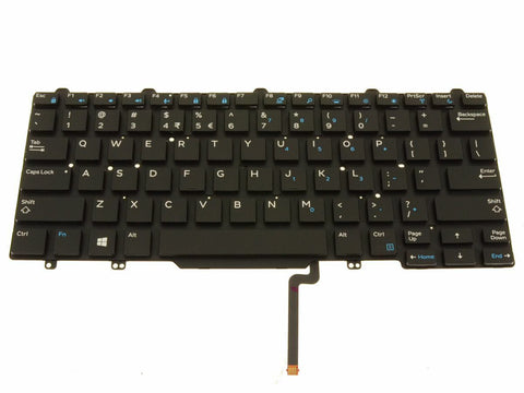 New Dell OEM Latitude 13 7350 Backlit Dock Keyboard US INTL 01PM8M 1PM8M