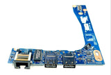 Genuine Dell Alienware 17.3" M17x USB Ethernet Port Board LS-9339P WH486 N10X7